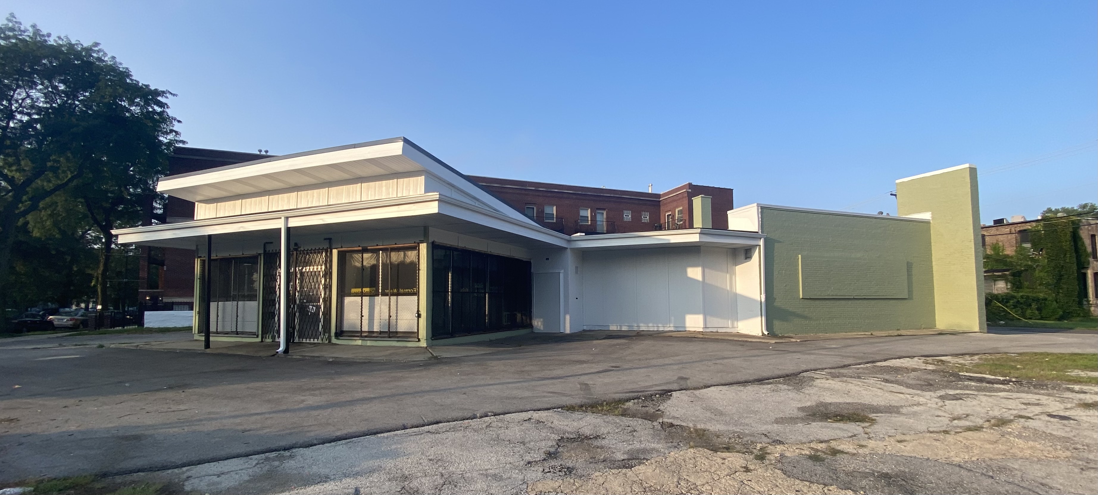 The Spin Den property after exterior renovation work